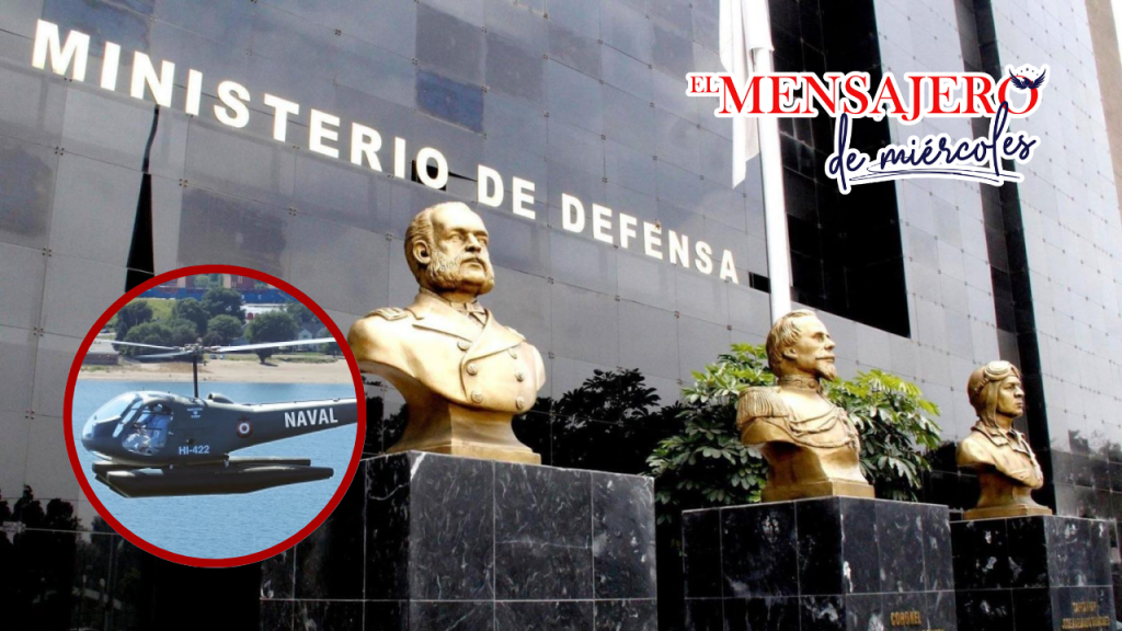 Helicópteros militares peruanos en mantenimiento tras denuncia por documentos falsos en la Marina de Guerra.